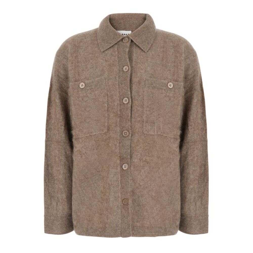 P.A.R.O.S.H. Women Yiak Cardigan With Gray Wool And Yak For Women